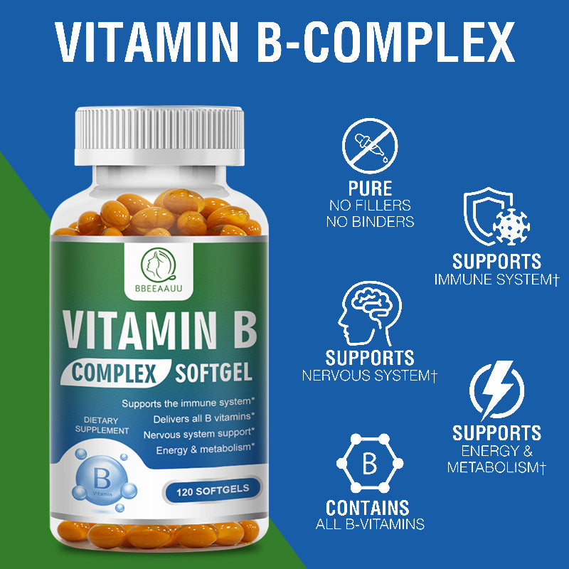 BBEEAAUU B Complex tablet bcomplex multivitamin b12 b1 b2 b6 etc vitamins