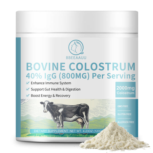 Bovine Colostrum Supplement 2000mg, Colostrum Powder 40% IgG