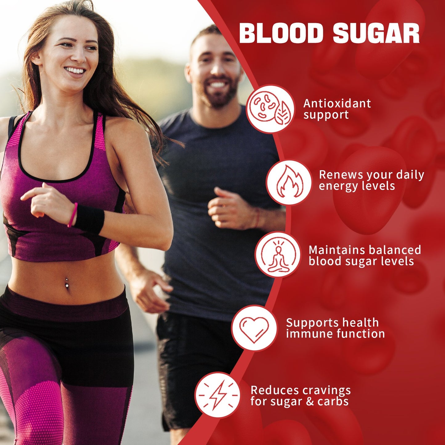 BBEEAAUU Blood Sugar Blend Supplements with Bitter Gourd Extract, Berberine, Cinnamon Zinc, Vitamin D and Vitamin B12