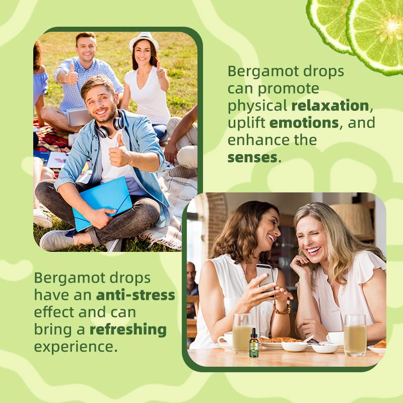 BBEEAAUU Citrus Bergamot 600MG Liquid Drops Dietary Supplement