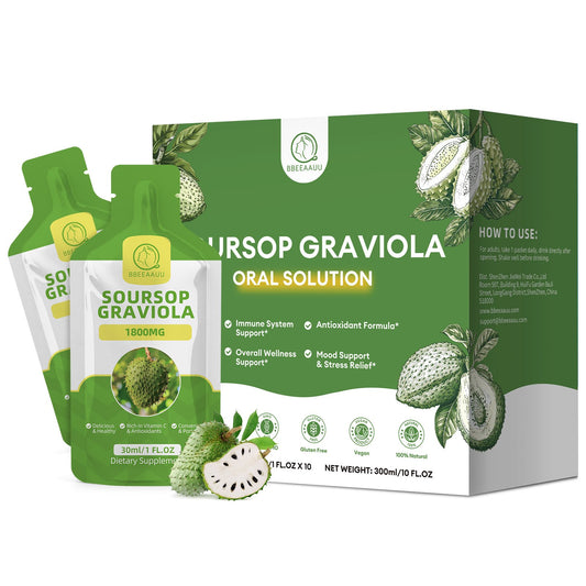 Soursop Graviola Oral Liquid High Absorption Soursop Guanabana Drink