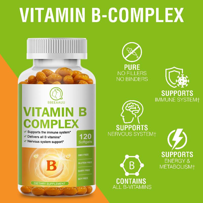 Boost Energy and Metabolism Vitamin B Complex Capsule