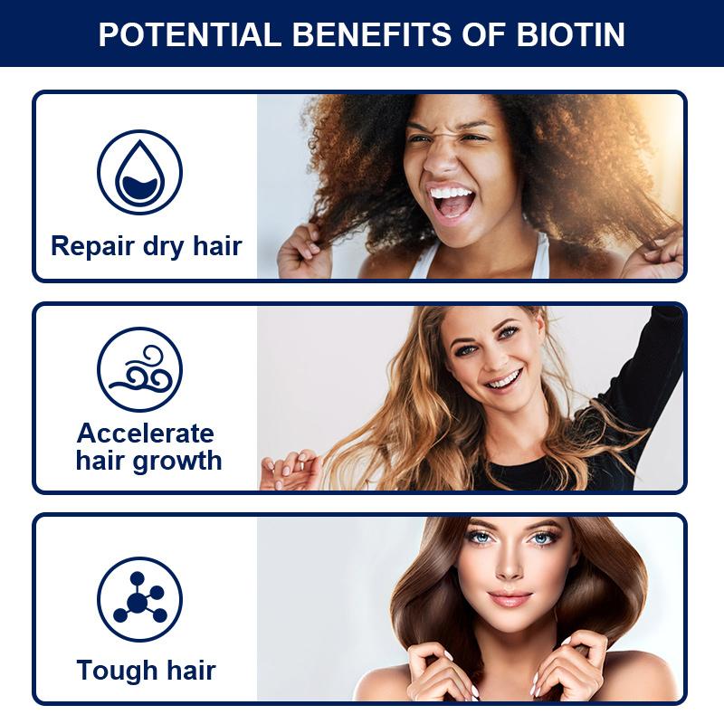 BBEEAAUU Collagen Biotin Capsules EXTRA STRENGTH HAIR, SKIN and NAILS Hair Care Hair Growth Essential Oil Repair Hair Follicle