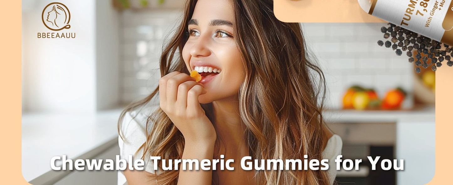 2 Pack Turmeric Gummies for Adults, Turmeric Curcumin with Black Pepper, Turmeric Supplement Supports Joint & Digestion, High Absorption & Vegan, Raspberry Flavor