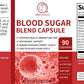 BBEEAAUU Blood Sugar Blend Supplements with Bitter Gourd Extract, Berberine, Cinnamon Zinc, Vitamin D and Vitamin B12