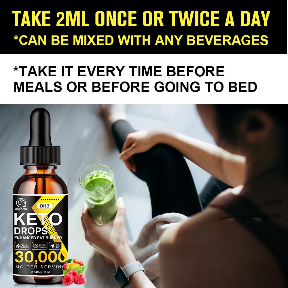 Pure Keto Drops Weight Loss Products Ketone Appetite Suppressant Fat Burner Promotes Skinny Speed Up Ketosis