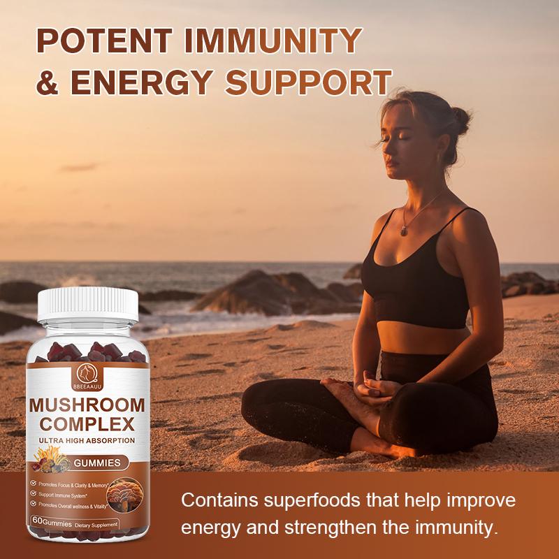 Mushroom Complex Ultra High Absorbtion Gummies Dietary Supplement