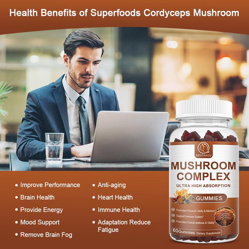 Mushroom Complex Ultra High Absorbtion Gummies Dietary Supplement