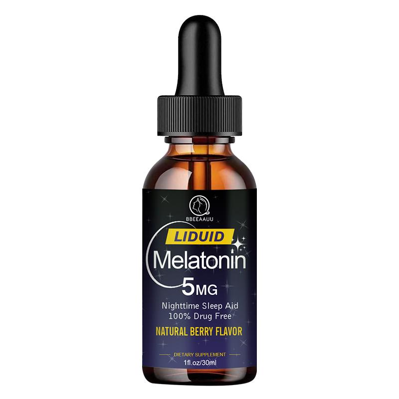 HFU 5Mg Melatonin Drops Effective for Adult Insomnia Improve Sleep Fall Sleep Faster Sleep Deeper Melatonin Supplements