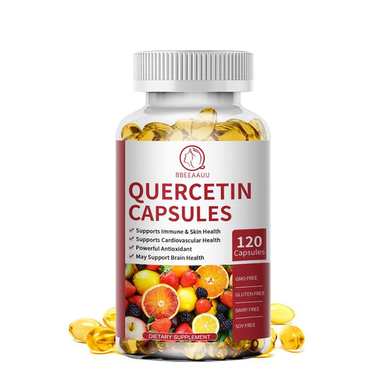 Quercetin Complex 600mg with Bromelain,Zinc, Protects the Lungs Breathes Freely Protects Cardiovascular System and Supports Immune Health