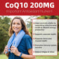 CoQ10 Capsules 200 Mg Coenzyme Q10 Vegetarian