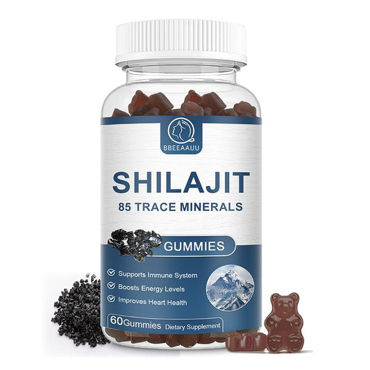 800 MG Shilajit Gummies, Organic Shilajit Gummies with 85+ Trace Minerals, Fulvic Acid, Shilajit for Men & Women, Shilajit Resin, Shilajit Himalayan Organic for Energy Immune Support