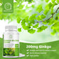 BBEEAAUU Ginkgo Biloba 200MG Leaf Capsules